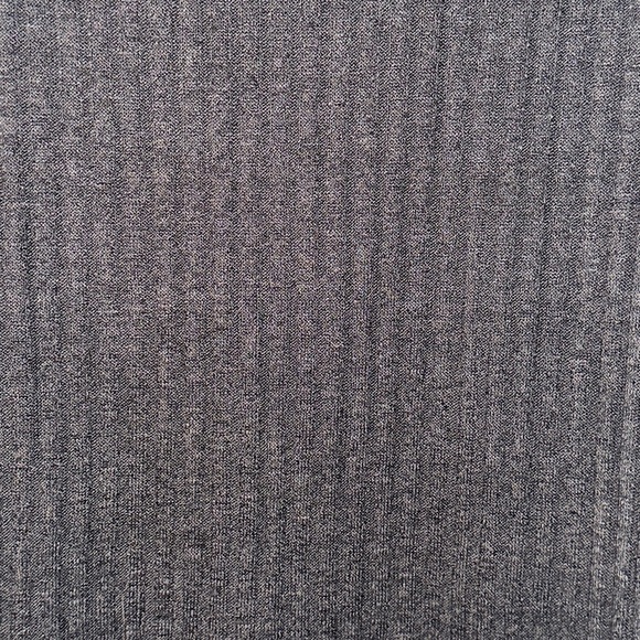 Worthington Charcoal Ribbed Knit Top Medium 32" Bust 24" - Picture 4 of 6